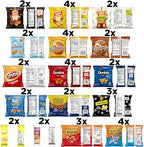 Frito-Lay Ultimate Classic Snacks Package, Variety Assortment of Chips, Cookies, Crackers, & Nuts, 0.56 ounces, (Pack of 40) (Packaging May Vary)