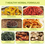 Dandelion Wolfberry Tea, Natural Kidneys & Liver Health Dandelion Root Tea with Dandelion, Wolfberry, Cassia Seed, Chrysanthemum, Licorice, Orange Peel, Gardenia (1 Pack/12 Bags)