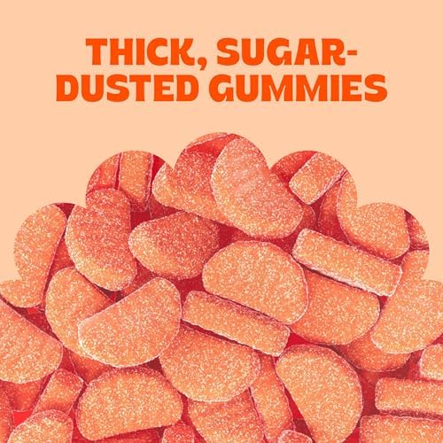 Orange Slices Candy by Cambie, 2 Pounds of Orange Candy, Mouth-Watering Gummies with a Soft and Chewy Texture