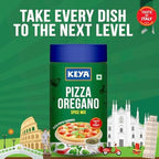Keya Sprinklers Combo Italian Pizza Oregano 80g Piri Piri 100g Seasonings For Pizza Pasta Premium All Natural Healthy Italian Spice Blend for Pizza, Pasta Sprinkler, Pack of 2