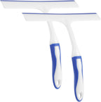 2pcs Car Window Squeegees Lightweight Windshield Cleaner for Car Home No Smudge Wiper Versatile Design for Mirrors Shower Doors Durable Cleaning Tool