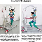 Full Body Patient Lift Sling, Children's Rehabilitation Medical Walking Standing Aids For Leg Thigh Arm Lumbar Relief Trainer Medical Gait Belt Divided Leg Sling For 6-15 Years Old Child