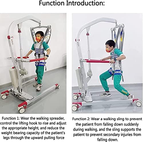 Full Body Patient Lift Sling, Children's Rehabilitation Medical Walking Standing Aids For Leg Thigh Arm Lumbar Relief Trainer Medical Gait Belt Divided Leg Sling For 6-15 Years Old Child