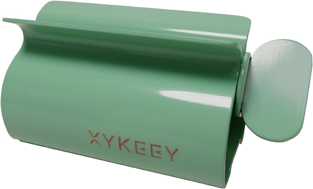 XYKEEY Toothpaste Squeezer Tube Squeezer - Toothpaste Squeezer Roller Tube Squeezer Tool, Rolling Tooth Pastetooth Paste Squeeze Dispenser Tube Wringer, 1 Pack (Green)