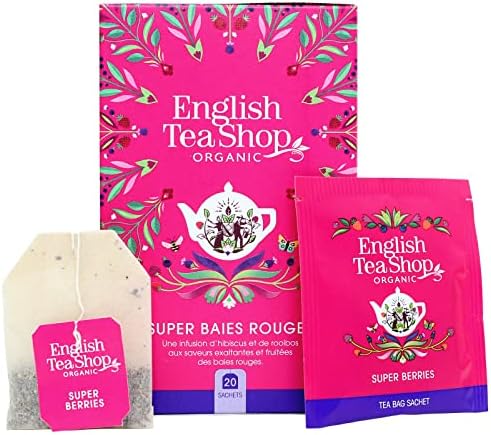 English Tea Shop Super Berries Organic, 20 Sachet Tea Bags