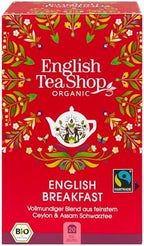 English Tea Shop Organic English Breakfast Tea - 20 Sachet Teabags