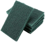 5pcs Industrial Abrasive Sponge Scourer Pads for Cleaning, Finishing & Surface Prep – Coarse Green Heavy-Duty Scrubbing Sponges for Metal, Wood, Painted Surfaces
