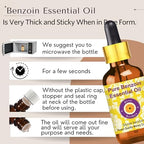 dève herbes Benzoin Essential Oil (Styrax Benzoin) Pure | Viscous Texture | Rich Aroma | Unisex | All Skin Types | for External Use Only | Natural Extract | Steam Distilled 30ml (1 oz)
