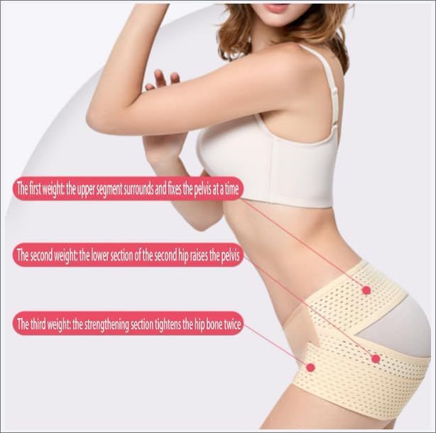 BAFAFA Anterior Pelvic Tilt Correction Belt Crotch Hip Lift Postpartum Recovery Elastic Breathable Adjustable Women Relief from Sciatica Pelvis Lower Back