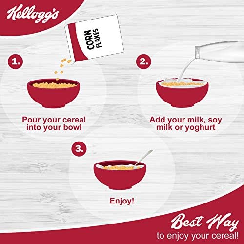 Kellogg's Cold Breakfast Cereal, Single Serve, Variety Pack, 10.94oz Tray (10 Boxes)