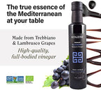 Kouzini Ultra Premium Blueberry Balsamic Vinegar, Aged Balsamic Vinegars from Modena, Italy, Premium, Smooth & Full-Bodied Flavor, 250ml Bottle