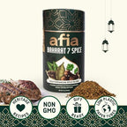 Afia - Baharat Spice Blend | Baharat 7 Spice Mix for Kofta, Kebab, Grilled Meat Seasoning | Premium Seasoning with Top Notes of Cinnamon and Clove (1pk, 2.1oz)