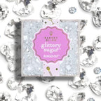 Bakery Bling™ Drenched in Diamonds Glittery Sugar™ - White & Silver Edible Glitter Sprinkles for Desserts & Drinks | Nut-Free, Kosher, Dairy-Free - 3 oz