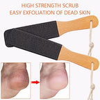 TOPMEET Foot File/Rasp,Exfoliator Pedicure Tool Foot Callus Remover Scrubber for Dead Skin,Corn and Hard Skin - Pumice Stone for Cracked Feet,Heels, Elbows, Hands in Shower