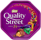 Nestle Quality Street Assorted Chocolate Gift Tin 2lb - Ideal for Christmas, Holiday Parties & Family Gatherings - Decorative Tin 8x3x8 in - Perfect for Sharing & Enjoying with Loved Ones - Festive Packaging