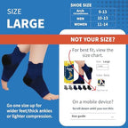 PAPLUS 6 Pairs Plantar Fasciitis Socks for Achilles Tendonitis Relief - Ankle Compression Socks for Women & Men - Ankle Brace with Arch Support for Swelling, Plantar Fasciitis Relief