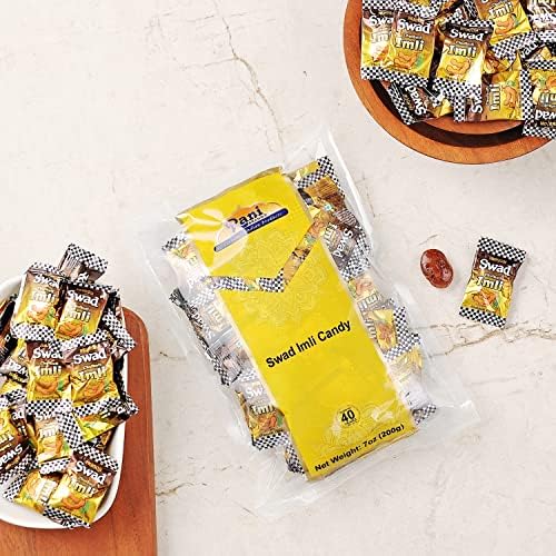 Rani Swad Imli Candy 7oz (200g) Individually Wrapped ~ Indian Tasty Treats | Vegan | Gluten Friendly | NON-GMO | Indian Origin