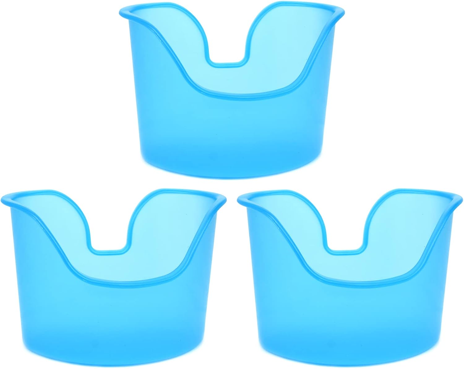 Ear Wash Basin(3 PCS/Blue), Compatible with All Types of Ear Wash Systems