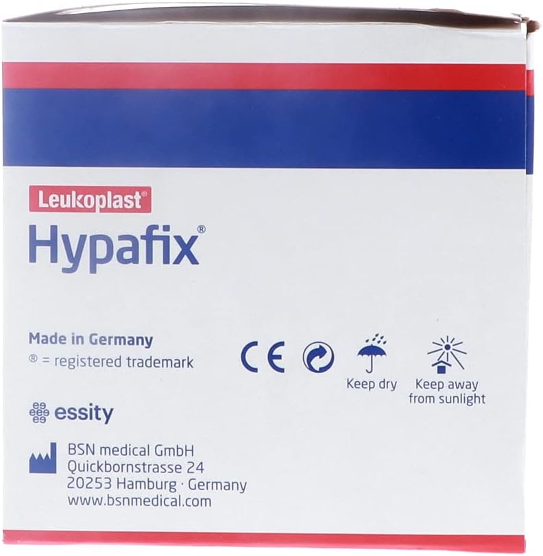 Hypafix Dressing Retention Tape 2 Inch x 10 Yards - Pack of 2 Rolls, Original Version