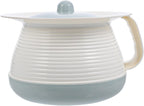 Cabilock Reusable Chamber Pot Potty Urine Plastic Bedroom Urinal Pee Pot Bucket Portable Toilet Spittoon with Lid for Home Hospital Kids Adults Elderly Pregnant Car Travel Use Light Blue