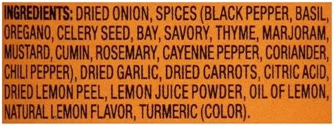 Dash Salt-Free Seasoning Blend, Lemon Pepper, 21 Ounce