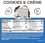 Power Crunch Protein Bars, High Protein Snacks with Delicious Taste, Cookies and Crème, 1.4 Ounce (12 Count)