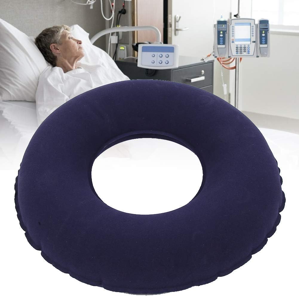 Inflatable Donut Cushion for Coccyx Pain, Anti Bed Sore Seat Cushion for Elderly Hemorrhoids Bedridden Patients, Wheelchair Cushion for Hemorrhoid Surgery Tailbone,M