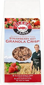 Glebe Farm Gluten Free Strawberry Oat Granola Crisp (375g) - Pack of 2