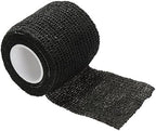ETOPARS 10 X Self Adhesive Cohesive Wrap Bandages Strong Elastic First Aid Tape Black for Wrist Ankle Sport 2" X 5 Yards