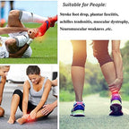 Soft AFO Drop Foot Brace for Unisex Adult Improve Walking Gait, Foot Orthosis Ankle Brace Support, Pain Relieve for Achilles Tendon, Comfort fit for Right, Left