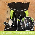 Motorcycle Airbag Vest for Men And Women, Motocross Air-Bag Riding Jacket with Reflective Strip, Adult Moto Air Bag