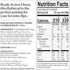 King Arthur Baking Company Perfectly Tender Flatbread Mix Kit 16.5 oz., Baking Mix - Ready in 1 hour (Pack of 2)