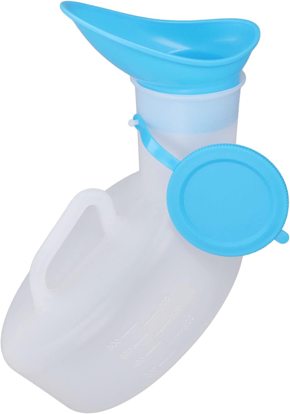 Urinal Bottle for Male Female, Spill Proof Thick Plastic Pee Urinal Bottle for Incontinence, Portable Male Elderly Bedridden Patient Urine Pee Bottle Large Capacity for Health Care(800ml Female)