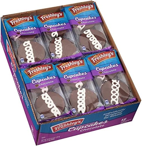 Mrs. Freshley's Chocolate Cupcakes - 12/2 packs