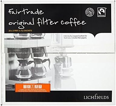 Lichfields Fairtrade Original Filter Coffee 20 x 65g