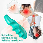 2 Pcs Deep Tissue Massage Tool Set Include 4 Legged Palm Massager and Thumb Massager Tool for Therapists Full Body Muscle Relief Gentle Point Massage Portable Handheld for Home Travel