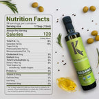 Kasandrinos Organic Olive Oil Extra Virgin, Polyphenol Rich Greek Olive Oil, 100% Organic First Cold Pressed, Mild + Delicate Flavor, Verified by Non GMO, 500 ml / 16.9 oz