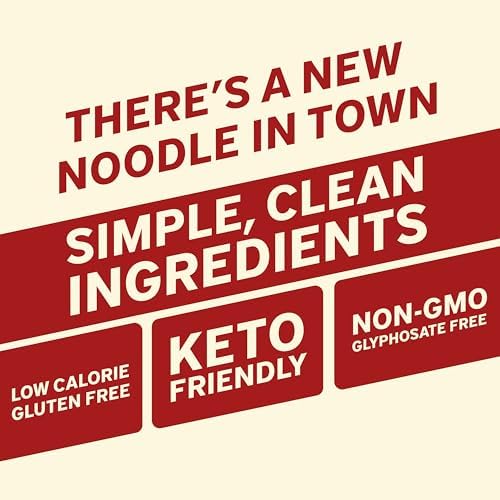 It’s Skinny Pasta Variety Pack – Spaghetti, Fettuccine, Angel Hair and Orzo, Low Carb, Gluten Free, Keto & Vegan-Friendly, Shirataki Konjac, 4.5 Calories, Ready in 2 Minutes (6 Packs)