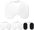 4 Pcs TENS Unit Replacement Pads,2 Pin Extra Large Butterfly TENS Unit Electrode Pads Compatible with TENS 7000