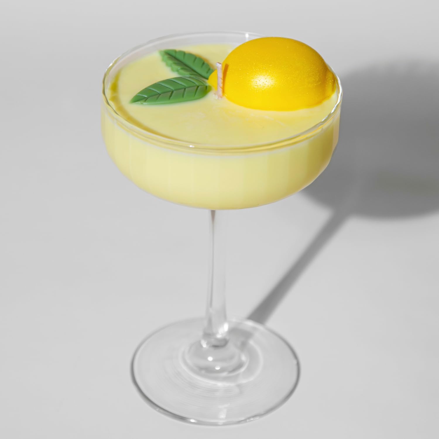 Reimagine Discovery Limoncello Citrus Candle, 40+ Hour Long-Lasting Burn Handcrafted Decorative Candles for Home Scented, Non Toxic All-Natural Soy Wax Lemon Candle, Bar Cart Accessories & Decor