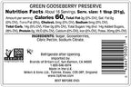 Tiptree Green Gooseberry Preserve, 12 Ounce Jar
