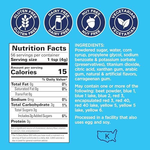 Satin Ice Pink Cookie Icing - 8oz - Bottle