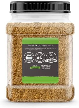 Birch & Meadow 1.5 lb of Ground Celery Seed, Aromatic Flavor, Brine Seasonings & Pickling Spices
