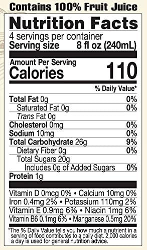 Lakewood Organic PURE Blueberry Juice, 32 Fl Oz (Pack of 6)