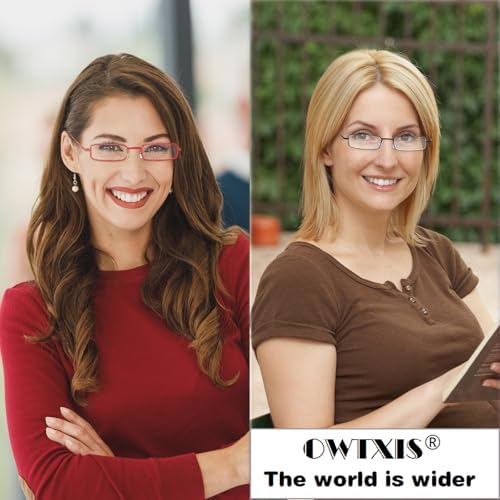 Blue Light Blocking Reading Glasses - Slim Pocket Readers with Pen Clip Case Mini Lightweight Readers