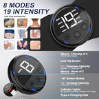 Intelligent Wireless TENS Unit Muscle Stimulator TENS & EMS Device, Electronic Pulse Rechargeable Deep Tissue Mini Body Massager Machine for Back Shoulder Leg Neck Pain Relief