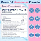 Menopause Supplements for Women Gummies, 16-in-1 Probiotic, Black Cohosh & Ashwagandha for Menopause Relief, Hot Flashes, Hormone Harmony, Mood Swings, Belly Burner* & Gut, Sugar-Free - 60 Gummies