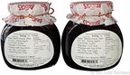 Mrs. Bridges of Scotland, Set of 2 Jars, Blackcurrant Preserves with Sloe Gin, Imported from Scotland, 12 Oz Each