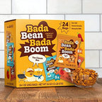Bada Bean Bada Boom Plant-Based Protein, Gluten Free, Vegan, Crunchy Roasted Broad (Fava) Bean Snacks, 110 Calorie Packs, The Classic Box Variety Pack, 1 Ounce (Pack of 24)