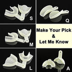 20 Sets Disposable Impression Trays 2pcs/Set Dental Instruments